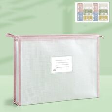 YAOJIE Borsa per la classificazione delle materie degli studenti EVA 3D Addensata A4 Borse per file speciali per esami (Rosa)