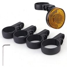 Per supporto per bicicletta fanale posteriore riflettente nascosto Airtag (giallo)