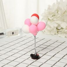 Ornamenti per auto Palloncini per confessioni Forniture decorative carine, Colore: rosa