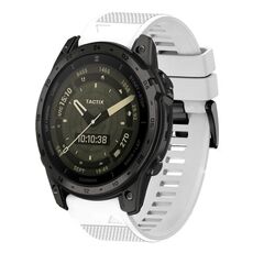 Per cinturino in silicone a sgancio rapido Garmin Tactix 7 AMOLED da 26 mm (bianco)