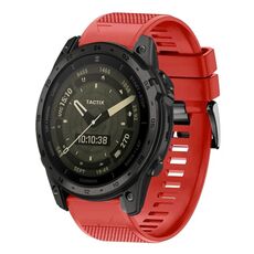 Per cinturino in silicone a sgancio rapido Garmin Tactix 7 AMOLED da 26 mm (rosso)