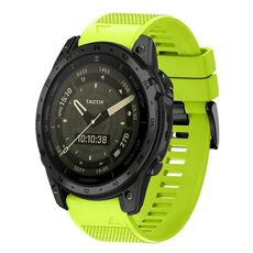 Per cinturino in silicone a sgancio rapido Garmin Tactix 7 AMOLED da 26 mm (verde lime)