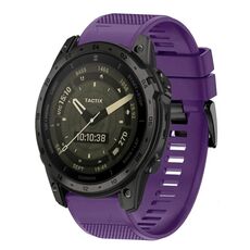 Per cinturino in silicone a sgancio rapido Garmin Tactix 7 AMOLED da 26 mm (viola)
