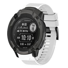 Per cinturino in silicone a sgancio rapido Garmin Instinct 2X Solar da 26 mm (bianco)