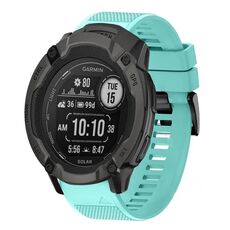 Per cinturino in silicone a sgancio rapido Garmin Instinct 2X Solar da 26 mm (verde menta)