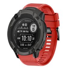 Per cinturino in silicone a sgancio rapido Garmin Instinct 2X Solar da 26 mm (rosso)