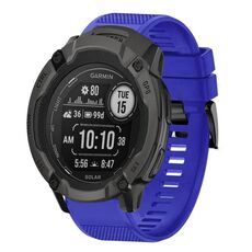 Per cinturino in silicone a sgancio rapido Garmin Instinct 2X Solar da 26 mm (blu scuro)