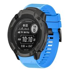 Per cinturino in silicone a sgancio rapido Garmin Instinct 2X Solar da 26 mm (blu cielo)