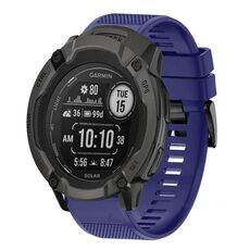 Per cinturino in silicone a sgancio rapido Garmin Instinct 2X Solar da 26 mm (blu notte)