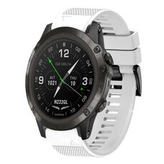 Per cinturino in silicone a sgancio rapido Garmin D2 Delta PX da 26 mm (bianco)