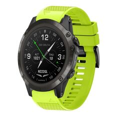 Per cinturino in silicone a sgancio rapido Garmin D2 Delta PX 26mm (verde lime)