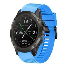 Per cinturino in silicone a sgancio rapido Garmin D2 Delta PX 26mm (blu cielo)