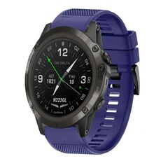 Per cinturino in silicone a sgancio rapido Garmin D2 Delta PX da 26 mm (blu notte)