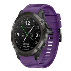 Per cinturino in silicone a sgancio rapido Garmin D2 Delta PX 26mm (viola)