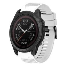 Per cinturino in silicone a sgancio rapido Garmin Tactix 7 Pro da 26 mm (bianco)