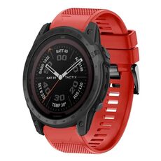 Per cinturino in silicone a sgancio rapido Garmin Tactix 7 Pro da 26 mm (rosso)