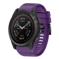 Per cinturino in silicone a sgancio rapido Garmin Tactix 7 Pro da 26 mm (viola)