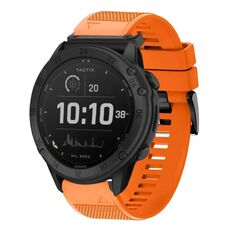 Per cinturino in silicone a sgancio rapido Garmin Tactix Delta da 26 mm (arancione)