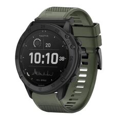 Per cinturino in silicone a sgancio rapido Garmin Tactix Delta da 26 mm (verde militare)