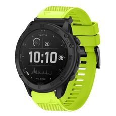 Per cinturino in silicone a sgancio rapido Garmin Tactix Delta da 26 mm (verde lime)