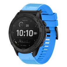 Per cinturino in silicone a sgancio rapido Garmin Tactix Delta da 26 mm (blu cielo)