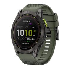 Per cinturino in silicone a sgancio rapido Garmin Enduro 2 da 26 mm (verde militare)