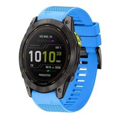 Per cinturino in silicone a sgancio rapido Garmin Enduro 2 da 26 mm (blu cielo)