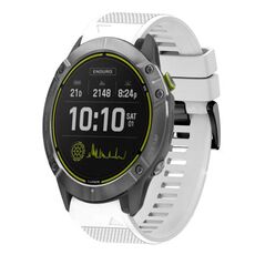 Per cinturino in silicone a sgancio rapido Garmin Enduro da 26 mm (bianco)