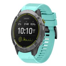 Per cinturino in silicone a sgancio rapido Garmin Enduro da 26 mm (verde menta)