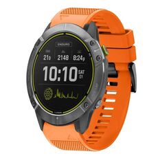 Per cinturino in silicone a sgancio rapido Garmin Enduro da 26 mm (arancione)