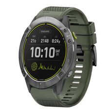 Per cinturino in silicone a sgancio rapido Garmin Enduro da 26 mm (verde militare)