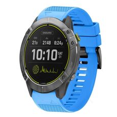 Per cinturino in silicone a sgancio rapido Garmin Enduro da 26 mm (blu cielo)