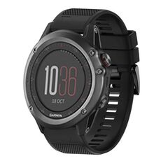 Per cinturino in silicone a sgancio rapido Garmin Fenix 3 da 26 mm (nero)