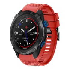 Per cinturino in silicone a sgancio rapido Garmin Descent MK 2i da 26 mm (rosso)
