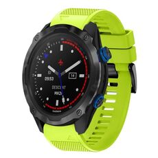 Per cinturino in silicone a sgancio rapido Garmin Descent MK 2i da 26 mm (verde lime)