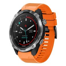Per cinturino in silicone a sgancio rapido Garmin Descent MK 2 da 26 mm (arancione)