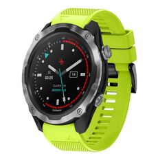 Per cinturino in silicone a sgancio rapido Garmin Descent MK 2 da 26 mm (verde lime)