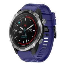 Per cinturino in silicone a sgancio rapido Garmin Descent MK 2 da 26 mm (blu notte)