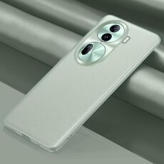 Per OPPO Reno11 Pro Custodia per telefono antiurto all-inclusive in pelle tinta unita (verde)