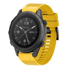 Per cinturino in silicone a sgancio rapido Garmin MARQ Commander da 22 mm (giallo)