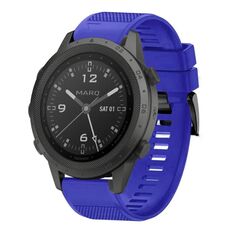 Per cinturino in silicone a sgancio rapido Garmin MARQ Commander da 22 mm (blu scuro)