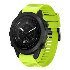 Per cinturino in silicone a sgancio rapido Garmin MARQ Golfer da 22 mm (verde lime)