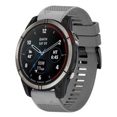 Per cinturino in silicone a sgancio rapido Garmin Quatix 7 da 22 mm (grigio)