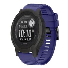 Per cinturino in silicone a sgancio rapido Garmin Instinct 2 Solar da 22 mm (blu notte)