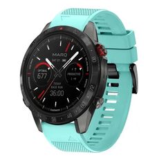 Per cinturino in silicone a sgancio rapido Garmin MARQ Athlete Gen 2 da 22 mm (verde menta)