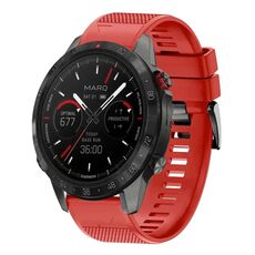 Per cinturino in silicone a sgancio rapido Garmin MARQ Athlete Gen 2 da 22 mm (rosso)