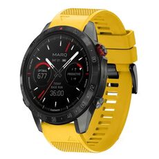Per cinturino in silicone a sgancio rapido Garmin MARQ Athlete Gen 2 da 22 mm (giallo)