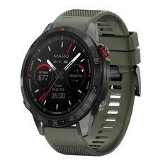 Per cinturino in silicone a sgancio rapido Garmin MARQ Athlete Gen 2 da 22 mm (verde militare)