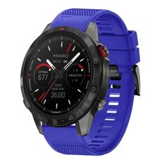 Per cinturino in silicone a sgancio rapido Garmin MARQ Athlete Gen 2 da 22 mm (blu scuro)