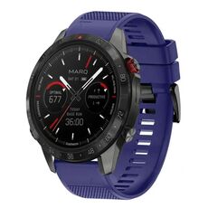 Per cinturino in silicone a sgancio rapido Garmin MARQ Athlete Gen 2 da 22 mm (blu notte)